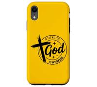 In The Waiting God Is Working Inspirational Christian Faith Case for iPhone XR
