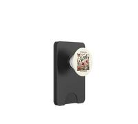 In the Waiting God is Working Vintage Floral Christian PopSockets PopWallet for MagSafe