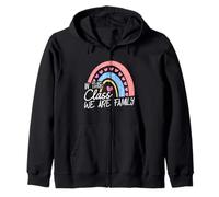 IN THIS CLASS WE ARE FAMILY Classroom Decoration Zip Hoodie