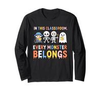 in This Classroom Every Monster Belongs Inclusive Halloween Long Sleeve T-Shirt