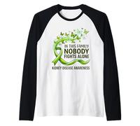 in This Family No Fighting Alone Kidney Disease Awareness Raglan Baseball Tee
