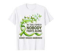 in This Family No Fighting Alone Kidney Disease Awareness T-Shirt