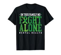 in This Family No Fights Alone Mental Health Value Graphic T-Shirt