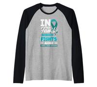 in This Family Nobody Fights Alone Cervical Cancer Awareness Raglan Baseball Tee