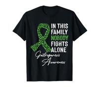 In This Family Nobody Fights Alone Gastroparesis Support T-Shirt