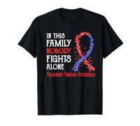 In This Family Nobody Fights Alone Pulmonary Fibrosis T-Shirt