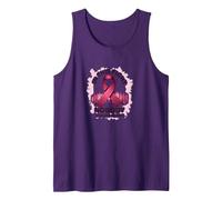 in This Fight Nobody Stands Alone Breast Cancer Support Tank Top, Men, Purple, XXL