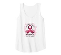 in This Fight Nobody Stands Alone Breast Cancer Support Tank Top, Women, White, XXL