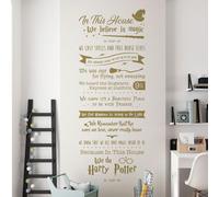 in This House we Believe in Magic... - Wizard Home Quote Wall Sticker [XLarge] [Gold]