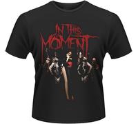 in This Moment Group Unisex T-Shirt Graphic Top Printed Tee Mens Black Shirt M