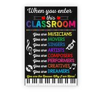 In This MUSIC Classroom Posters Music Teacher Classroom Posters Classroom Sign Wall Art Classroom Welcome Teacher Signs Music Class Music Room School Psychologist