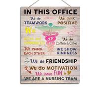 In This Nurse Office Sign, Decorative Hanging Wood Plaque for Wall, Nurse Office Wall Decor Art, Inspirational Nurses Wood Sign, Nurses Coworker Gift, Nurse's Day Gift
