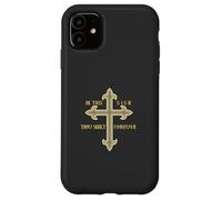 In this Sign Thou Shalt Conquer Cross Orthodox Faith Symbol Case for iPhone 11
