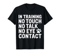 in Training No Touch No Talk No Eye Contact - Value Graphic T-Shirt, Men, Black, L