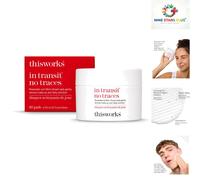 In Transit No Traces Biodegradable Cleansing Pads with Rosewater & Mint (80 ct)