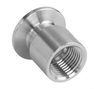 in Tri-Clamp Adapter with /2 in Female for NPT Thread and 34 mm Ferrule, Sanitary Quick-Release Fitting for Food, Dairy, Beverage &