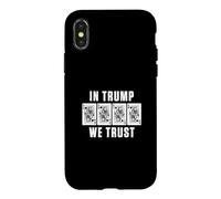 In Trump We Trust Funny Euchre Card Game For Euchre Players Case for iPhone X/XS