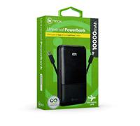 iN Universal Powerbank 10,000mAh Powerbank with Built-in Lightning & Type-C Cables | Digital Display Portable Charger | Air Travel Safe | Comes with Charging Cable
