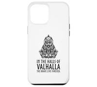 In Valhalla The Brave Live Forever - Odin Viking Mythology Case for iPhone 12 Pro Max
