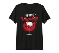 in Vino Veritas Wine Lover Wine Tasting Premium T-Shirt
