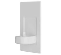 in-Wall Electronic Toothbrush Charger by ProofVision Compatible with Oral B/Braun Electric Toothbrushes, New White with a Choice of Fascia