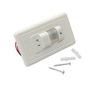 In-Wall Motion Sensor Light Switch, PIR Occupancy Single Pole, Auto On/Off Delay, For Corridor Toilet Stair Hall Balcony Garage Washroom