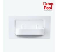 in-Wall Twin Electronic Toothbrush Charger by ProofVision Compatible with Oralraun Electric Toothbrushes. Fascia Plate in a 3 Colour Choices (Charger)