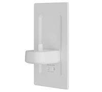 ProofVision In-Wall PV12 Electric Toothbrush Charger and Shaver Socket in White with White Faceplate