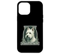 In West Highland White We Trust Funny Vintage Westie Dog Case for iPhone 12 Pro Max