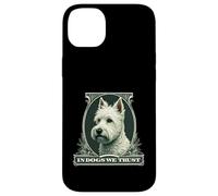 In West Highland White We Trust Funny Vintage Westie Dog Case for iPhone 14 Plus