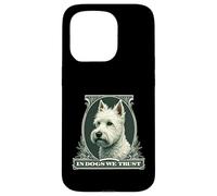 In West Highland White We Trust Funny Vintage Westie Dog Case for iPhone 15 Pro