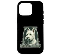 In West Highland White We Trust Funny Vintage Westie Dog Case for iPhone 16 Pro