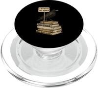 In With The Banned Books Crow Book Lover Bibliophile Reading PopSockets PopGrip for MagSafe