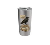 in with The Banned Books Crow Book Lover Bibliophile Reading Stainless Steel Insulated Tumbler