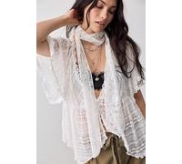 In Your Dreams Lace Top at Free People in Clean Ivory, Size: XL - female