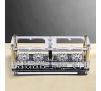 IN12 Based Nixie Tube Clock with Time Date Readout, DC 5V Input, Real-Time Clock Chip, Anti-Poisoning Cycle for Extended Tube Life (With Tubes)