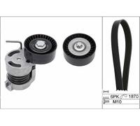 INA 529 0044 10 V-Ribbed Belt Set for BMW