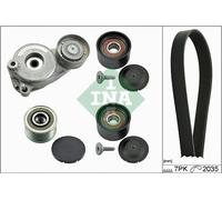 INA 529 0050 21 V Ribbed Belt Set Fits Mercedes Cls E-Class G-Class Gl-Class