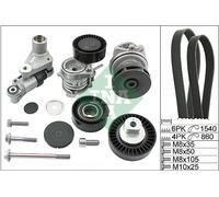 INA 529 0053 30 Water Pump + V-Ribbed Belt Kit
