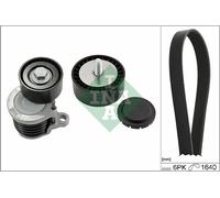 INA 529 0238 10 V Ribbed Belt Set Fits Mercedes C-Class Glc S-Class Slc Slk