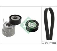INA 529 0303 10 V Ribbed Belt Set Fits Opel Vauxhall Astra Astravan Zafira