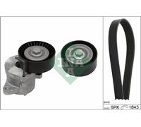 INA 529 0350 10 V Ribbed Belt Set Fits Opel Vauxhall Astra Cascada Zafira