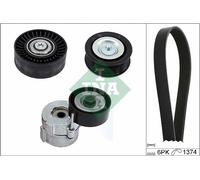 INA 529 0417 10 V Ribbed Belt Set Fits Alfa Romeo Fiat Lancia 500L Bravo Delta