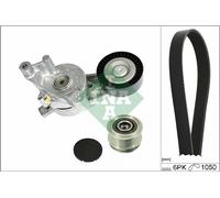 INA V-Ribbed Belt Set 529 0468 20 - with Freewheel Belt Pulley - for VW/Audi/Skoda
