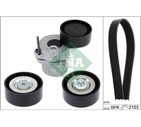 INA 529 0479 10 V Ribbed Belt Set Fits Mercedes C-Class Cls E-Class Glk-Class