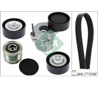 INA 529 0479 20 V Ribbed Belt Set Fits Mercedes C-Class Cls E-Class Glk-Class