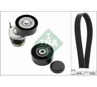 INA 529 0586 10 V Ribbed Belt Set Fits VW Amarok California Multivan Transporter