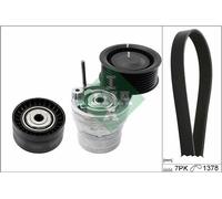 Drive Belt Kit fits SMART FORTWO 9 2014 on M281.910 Set INA 117507306R Quality