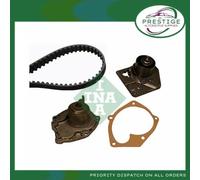 Timing Belt & Water Pump Kit fits RENAULT MEGANE Mk2 1.9D 2002 on Set INA New