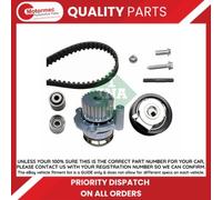 INA Timing Belt & Water Pump Kit fits SEAT TOLEDO 5P 2.0 BWA 05-09 Set New